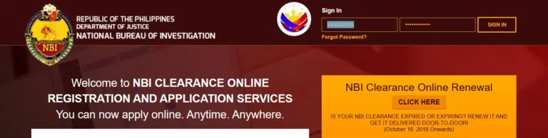 NBI Appointment Online in the Philippines -Complete Guide 2026 2 Log in to NBI clearance account